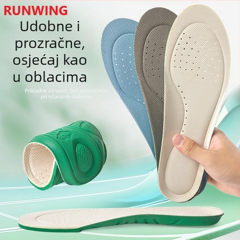 Dezodirajuće, prozračne trkaće uloške s mekom elastičnom amortizacijom; protuklizne, upijaju znoj, za košarku.