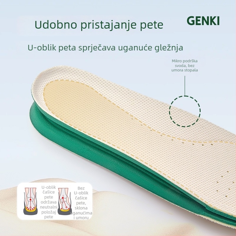 Dezodirajuće, prozračne trkaće uloške s mekom elastičnom amortizacijom; protuklizne, upijaju znoj, za košarku.