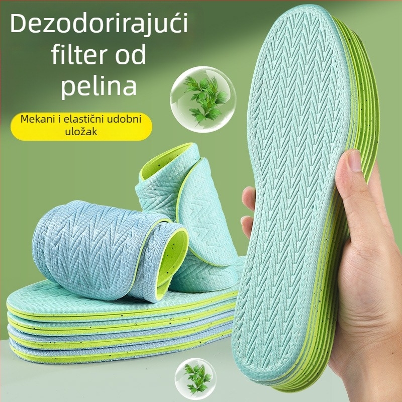 Nacun antibakterijski deodorizirajući ulošci za sportske tenisice, prozračni, upijaju znoj, tanke i mekane