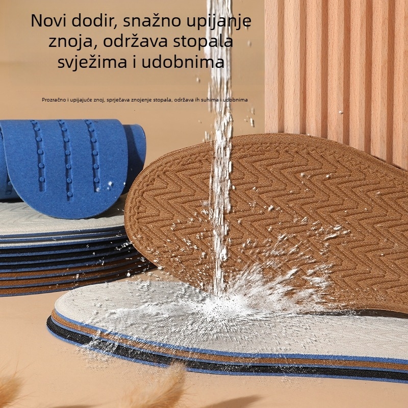 Nacun antibakterijski deodorizirajući ulošci za sportske tenisice, prozračni, upijaju znoj, tanke i mekane