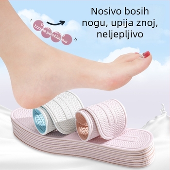 Na veliko ljetne ultra-tanke prozračne uloške za cipele s latexom, za muškarce i žene, lagane, protuklizne, upijaju znoj