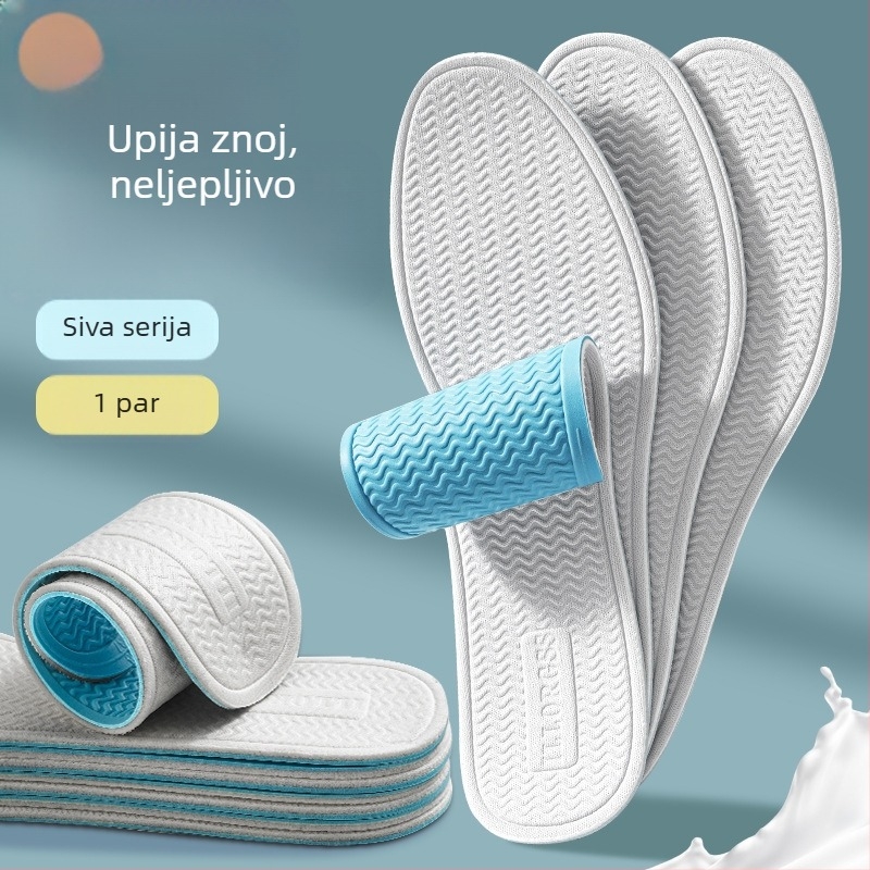 Na veliko ljetne ultra-tanke prozračne uloške za cipele s latexom, za muškarce i žene, lagane, protuklizne, upijaju znoj