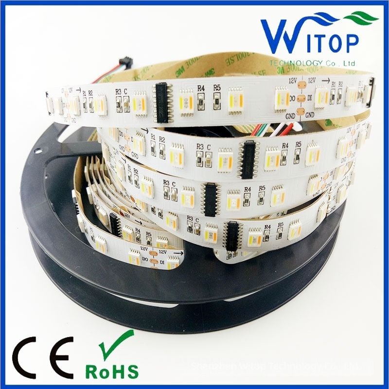 Višestruka LED traka 5050 RGBWW s vanjskim IC-om, puna boja, podesiva temperatura boje, pet u jednome