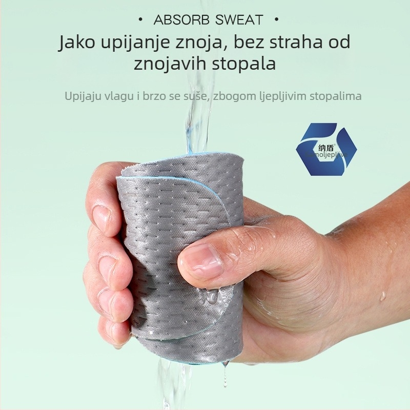 Ljetne uloške za cipele s antibakterijskim i dezodorirajućim učinkom, prozračni lateks, izuzetno mekani, prilagodljivi rezanjem, za bose noge