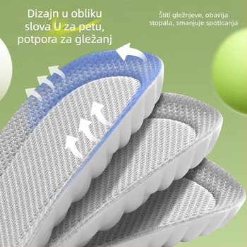 Dječji prozračni pjenasti ulošci za tenisice – upijaju znoj