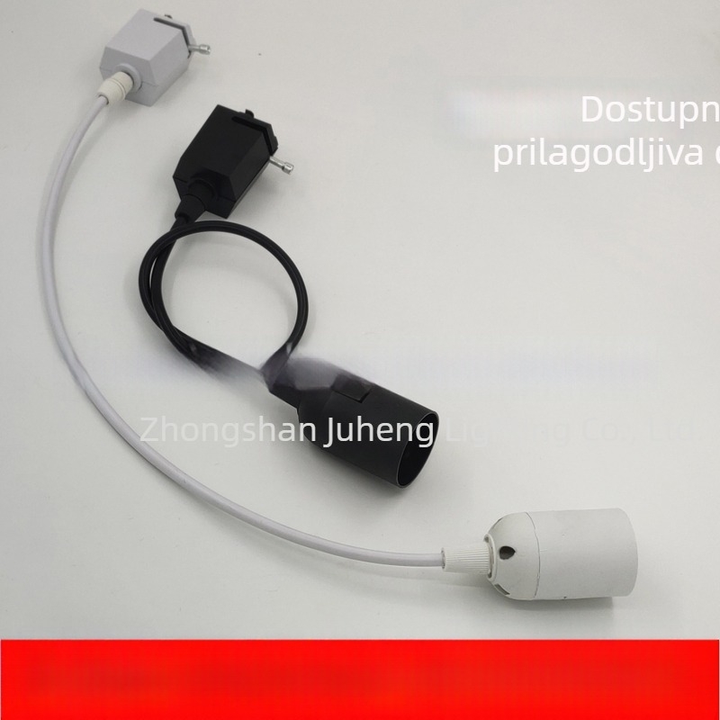 Konektor za tražno svjetlo sa utičnicom E27 i kabelom – LED rasvjetni dodaci