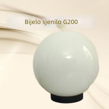 Okruglo sjenilo za LED žarulicu sa bazom, 20 cm, plast
