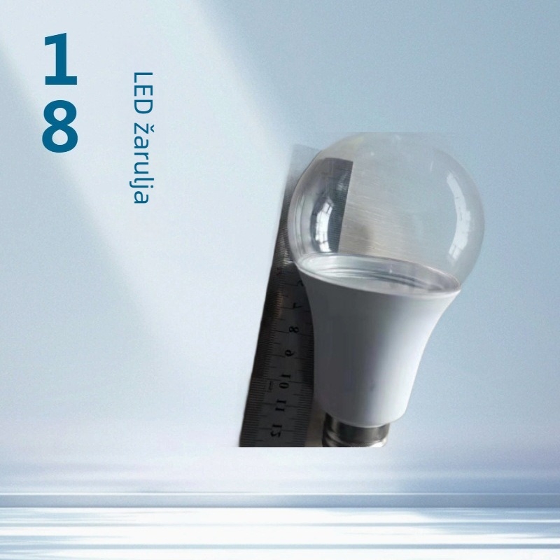 HY-1099 LED lampa za rast biljaka, kućište žarulje A70 i proziran aluminijski abažur omotan plastikom