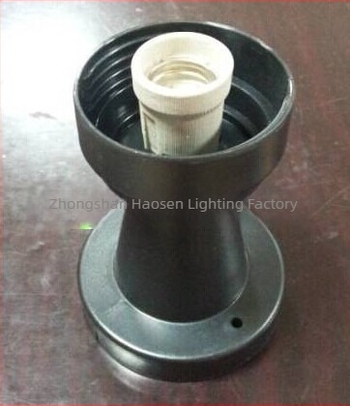 Akrilni okrugli abažur za vanjsku zidnu svjetiljku, model HS-PJ01, plast, crna ili bijela, promjer 100/145/165 mm