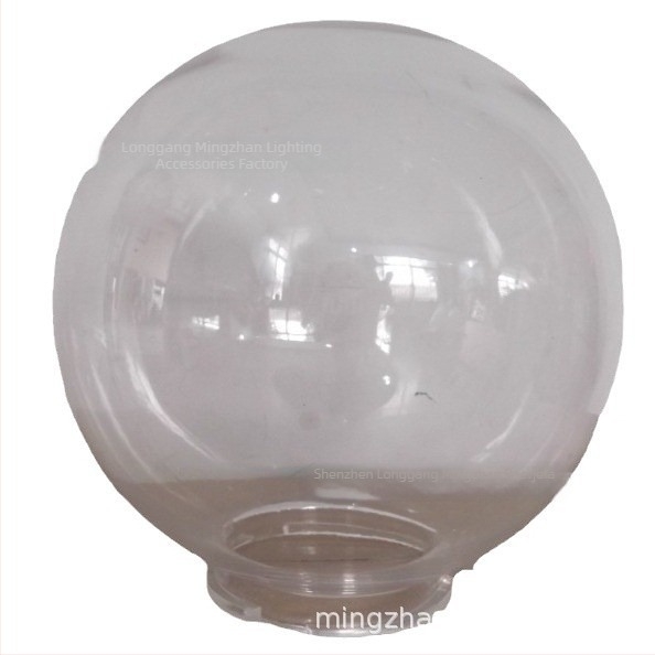 HY-2476 Prozirno okruglo plastično abazur za lampu, akril, promjer 300 mm, 12 inča