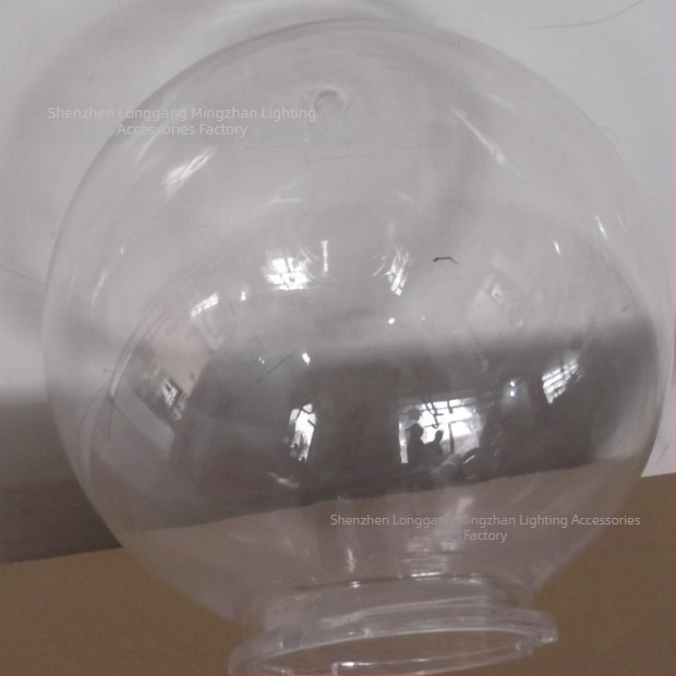 HY-2476 Prozirno okruglo plastično abazur za lampu, akril, promjer 300 mm, 12 inča