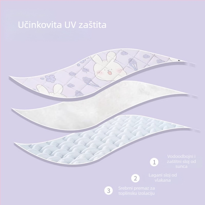 Ljetno zaštitno pokrivalo protiv vjetra za električna vozila – lagano, prozračno, vodootporno, PVC za tricikle, motocikle i električna vozila
