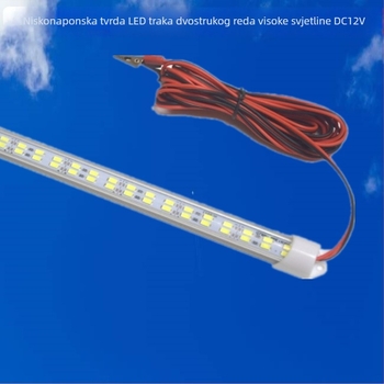 Dva reda LED trake 5730 visoke jasnosti, DC12V, 28W, 1000×120 mm, 144 LED diode, 120° snop, nije vodootporna, ručni prekidač