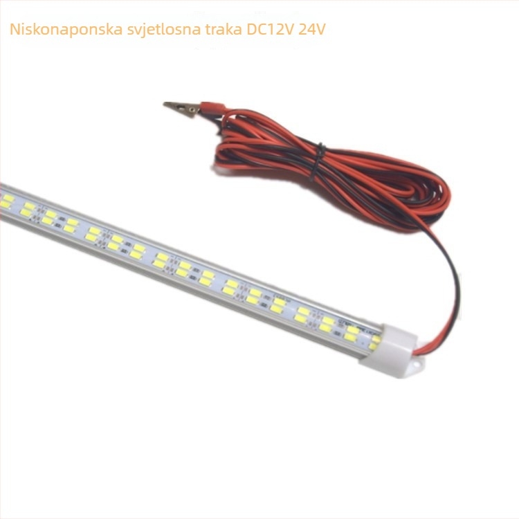 Dva reda LED trake 5730 visoke jasnosti, DC12V, 28W, 1000×120 mm, 144 LED diode, 120° snop, nije vodootporna, ručni prekidač