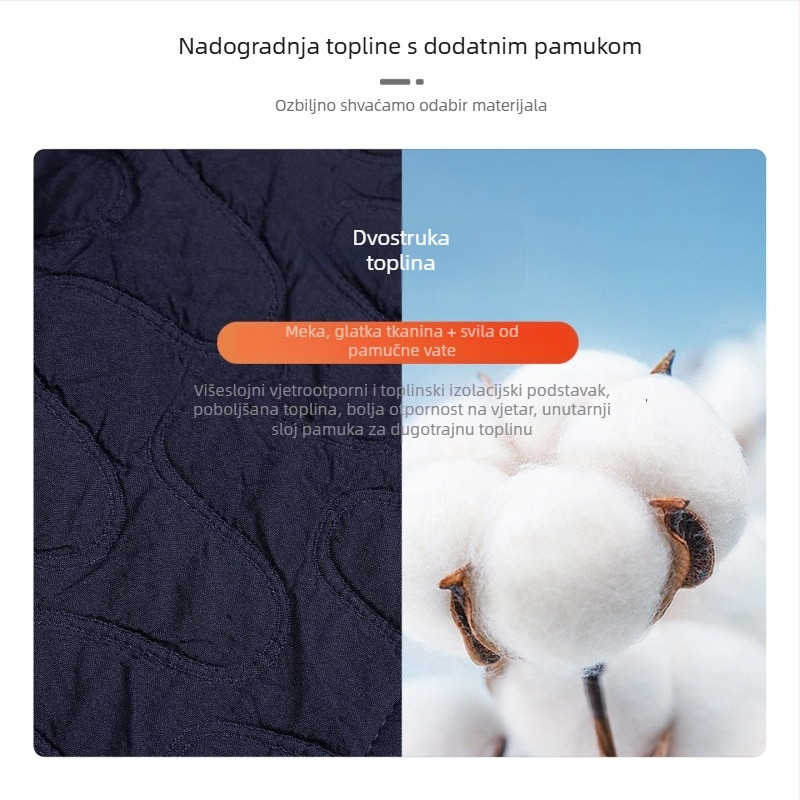 Jakna za jesen-zimu za žene srednje dobi, elegantan ženski top, lagana pamučna jakna, velika veličina