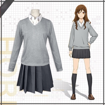 Horimiya cosplay kostim: Hori Kyoko i Miyamura Izumi, ženska JK uniforma
