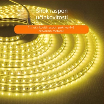 Visoko učinkovita LED traka protiv komaraca za farme, 220V, iznimno svijetla vodootporna rasvjeta za kokošinjce