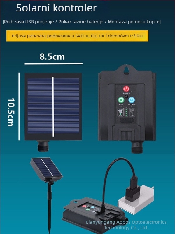 LED traka s dvostrukim redom – ultra svijetla, trobojna promjena boja, 220V stropno dekorativno osvjetljenje, vodootporna za vanjsku upotrebu