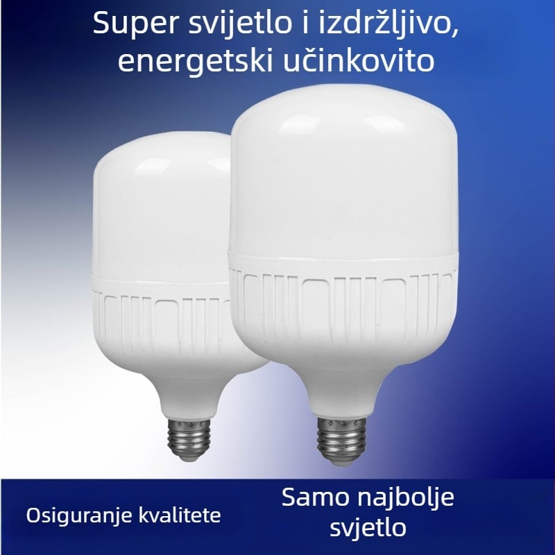 LED Globus žarulja E27 – Ultra svijetla, visoka snaga, snop 120°, CRI 70–80, 220V