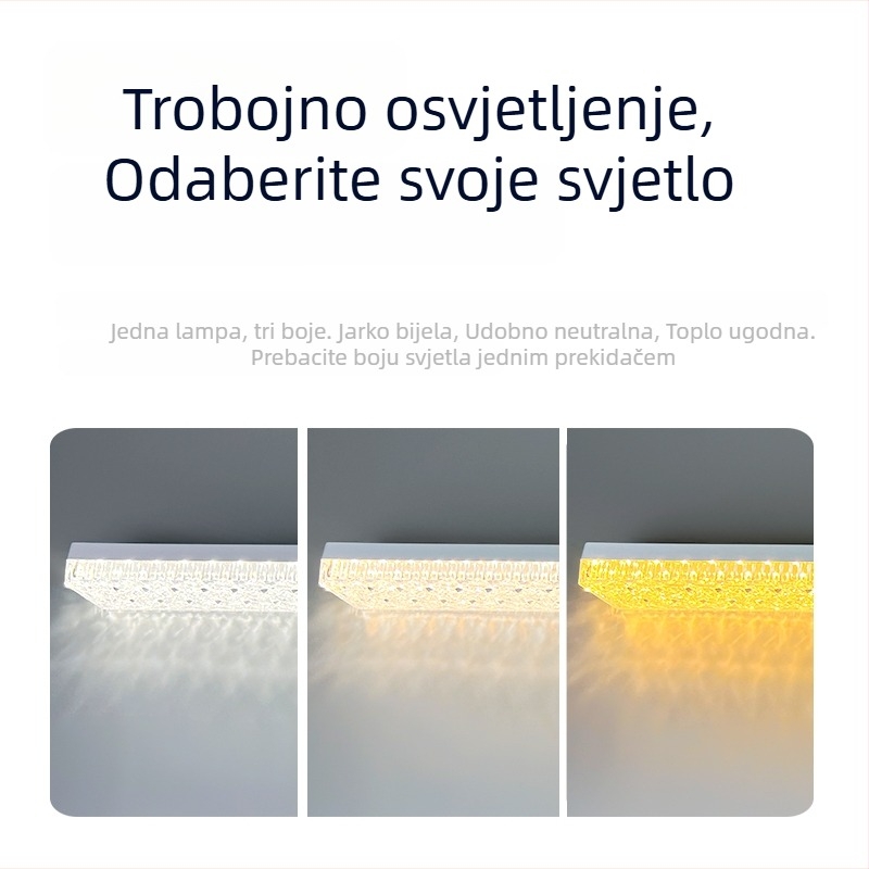 LED lampa s dugim kristalnim trakom, E27 utičnica, zaštita očiju, energetski učinkovita kućna rasvjeta za dnevni boravak i spavaću sobu, integrirani dizajn