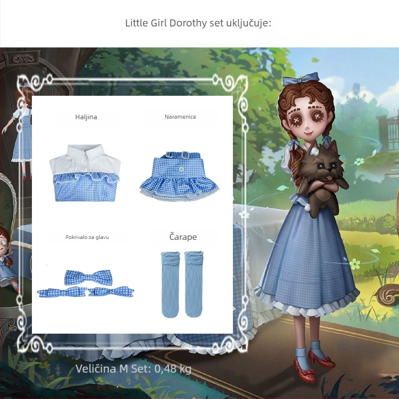 Identity V Dorothy cosplay haljina za djevojčicu