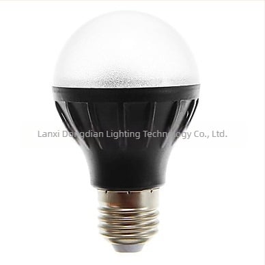 LED žarulja E27, 5W, unutarnje osvjetljenje, bijela svjetlost, energetska učinkovitost, 330 lm, kut snopa 120°, IP65
