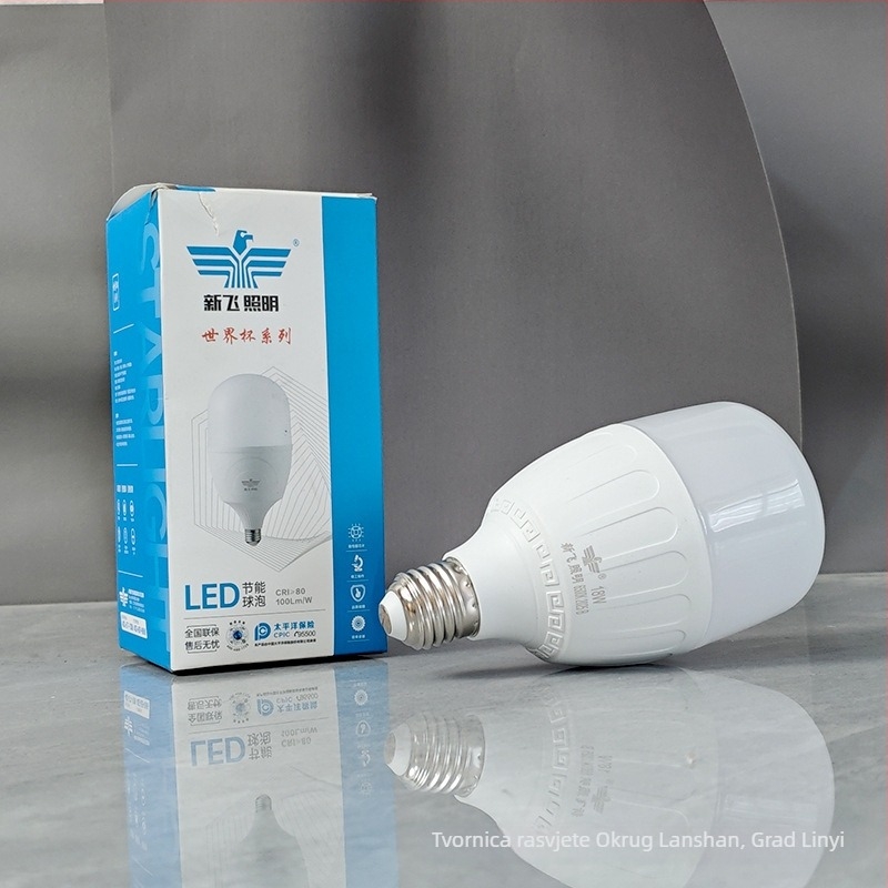 Xinfei LED Žarulja – energijska ušteda, zaštita očiju, E27 navoj, kućna upotreba, jasna bijela svjetlost