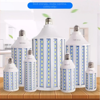 LED kukuruzna žarulja, 100W, E27 navoj, energetski štedljiva, za radionicu i ulično osvjetljenje