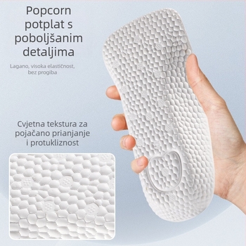 Uložak za povećanje visine, polustelka s podrškom luka, udoban, EVA, model 5148, za muškarce i žene
