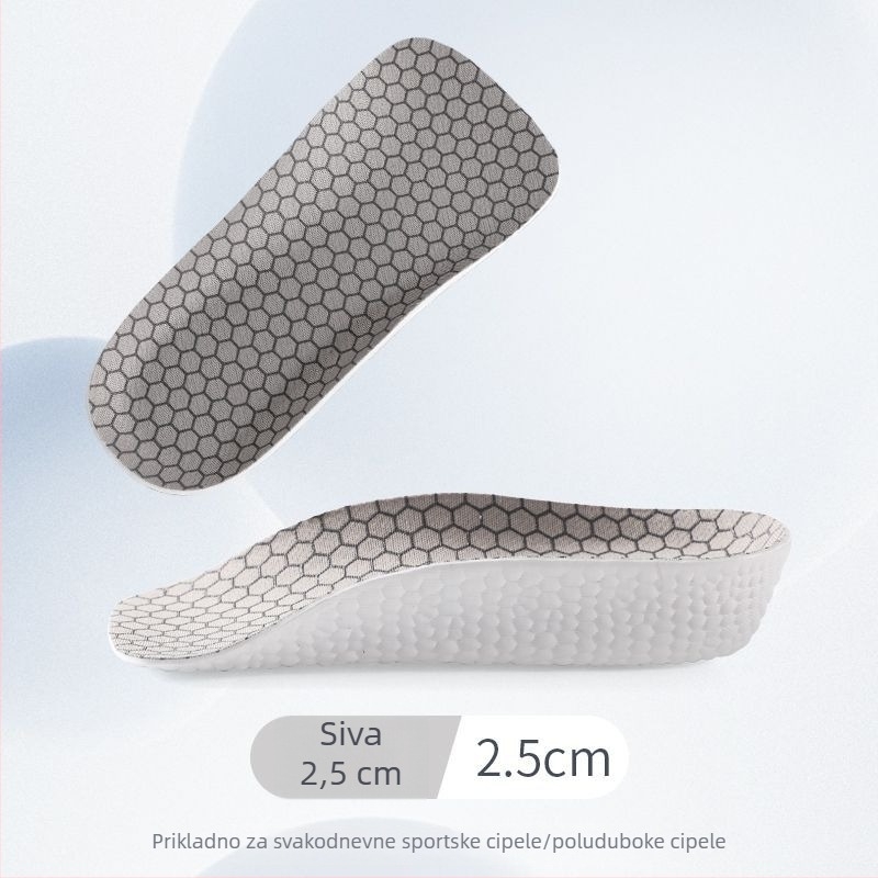 Uložak za povećanje visine, polustelka s podrškom luka, udoban, EVA, model 5148, za muškarce i žene