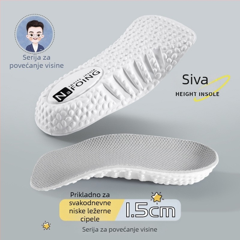 Ženske nevidljive ulošci za povećanje visine, polovični ulošci, potpora luka za sportske tenisice