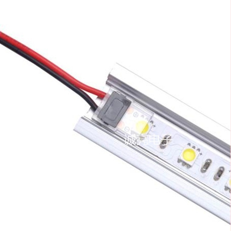 3528 2P gola PCB LED traka, jednobojna, širine 8 mm, bez lemljenja, brzo spajanje kopčom, 2P kabel