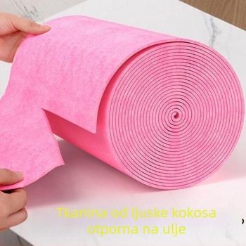 Krpa za čišćenje od kokosove ljuske, otporna na masnoću, debela, upija vodu, uklanja mrlje, višenamjenska kuhinjska krpa
