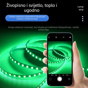 Samoljepljiva LED traka 2835, reziva ploča za garderobe i ormariće, linearno osvjetljenje, 5V/12V/24V