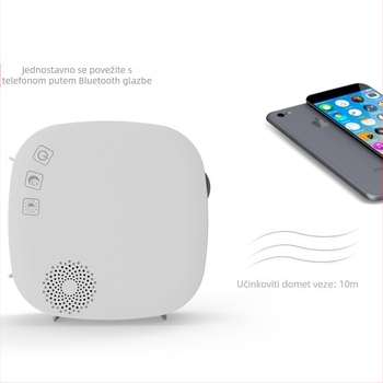 Projektor zvjezdanog neba za sobu – romantična ambijentalna lampa s Bluetoothom, daljinskim upravljačem i upravljanjem putem aplikacije, USB napajanje