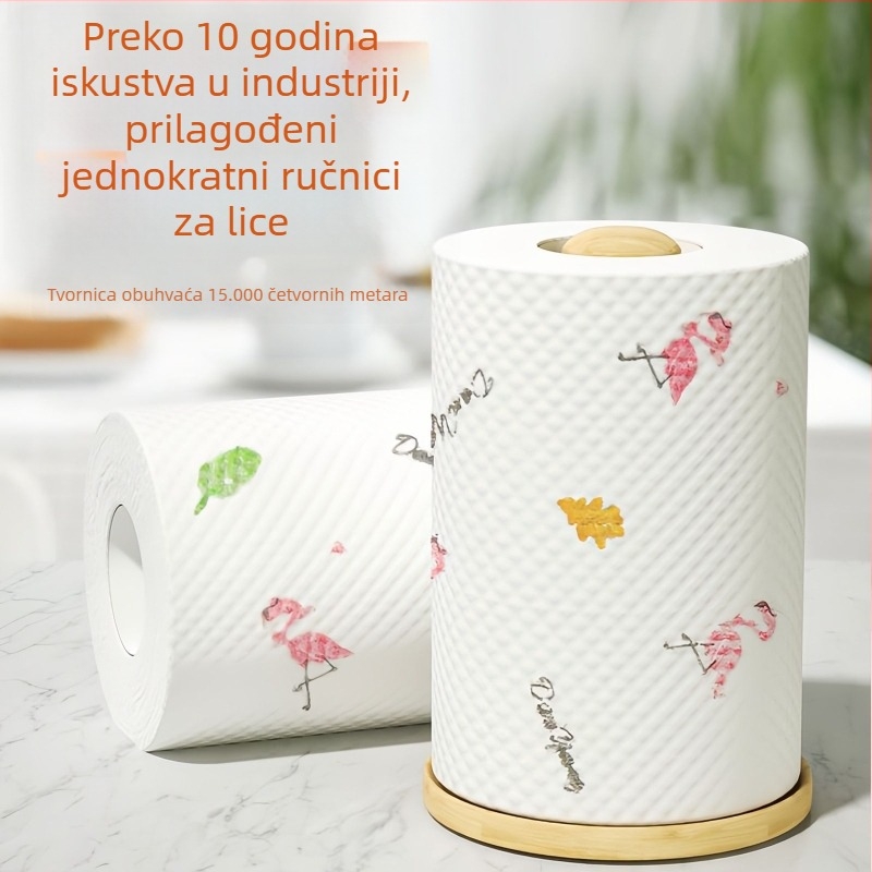Jednokratna kuhinjska krpa za mokro i suho čišćenje, netkana tkanina, bez ulja