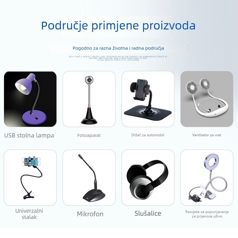 Prilagođeni silikonski usisni cijev za viseći ventilator i stolnu lampu — cijev nalik na zmiju, silikon guma, metalna silikon cijev, PVC dodaci