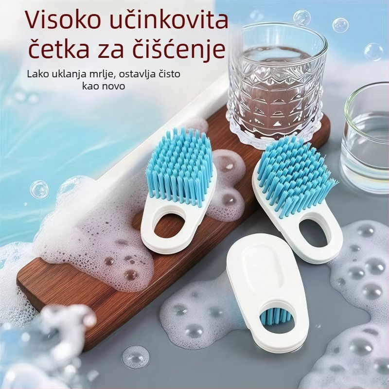 Japanski stil četke za čišćenje čaša i lonaca s gustim tvrdim vlaknima, protuklizna drška, četka za cipele, višenamjenski alat za čišćenje