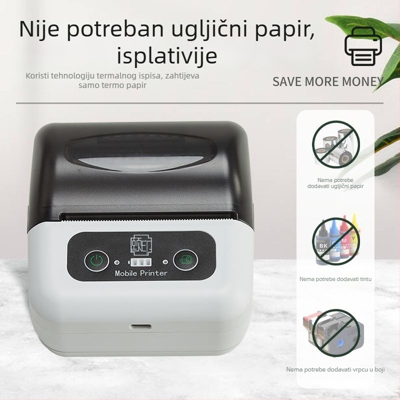 Prijenosni Bluetooth termični pisač 80 mm za račune i evidenciju nabave, prodaje i zaliha