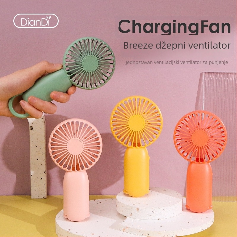 Ručni USB mini ventilator, candy boje, prijenosni