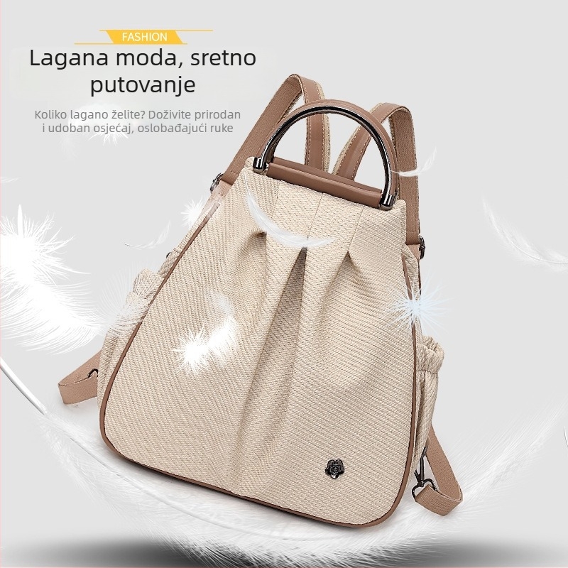 Lian Yun unisex svakodnevni multifunkcionalni ruksak, jesenski 2026 model, urbani minimalistički dizajn, kapacitet do 20 L, za 10-inčni prijenosnik, putovanja i odlazak na posao.
