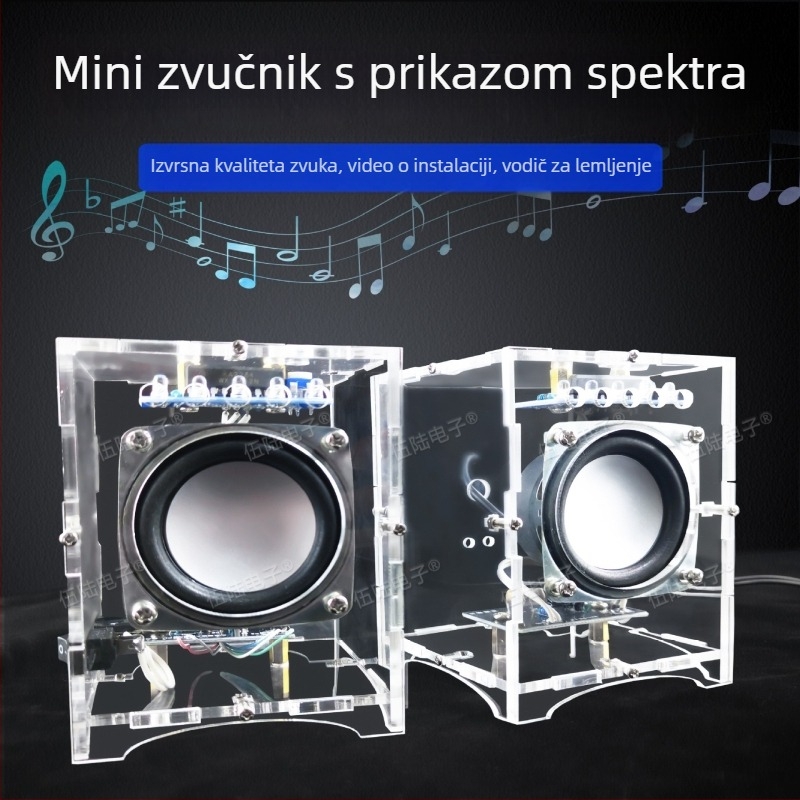 Višenamjenski audio DIY komplet, 3W mini pojačalo, mali zvučnik, pločica za lemljenje TJ-56-208