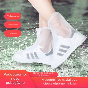 Vodootporne navlake za cipele s protukliznim dnom i debelim izdržljivim potplatom, za muškarce i žene