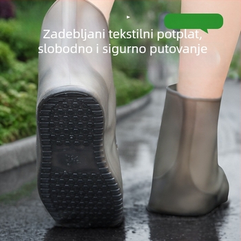 Vodootporne silikonske navlake za cipele, protuklizne, za kišno vrijeme, vanjska upotreba, unisex, visok dio