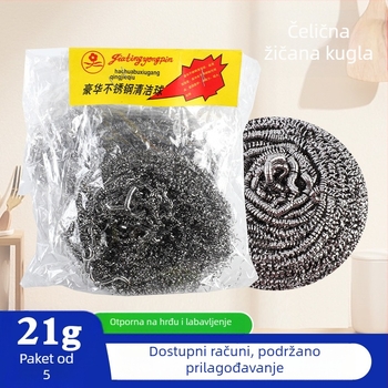 304 nehrđajući čelik kuhinjska kugla za čišćenje od žice, velika veličina