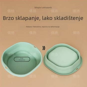 Sklopiva prijenosna posuda za pranje lica – za dom ili putovanja