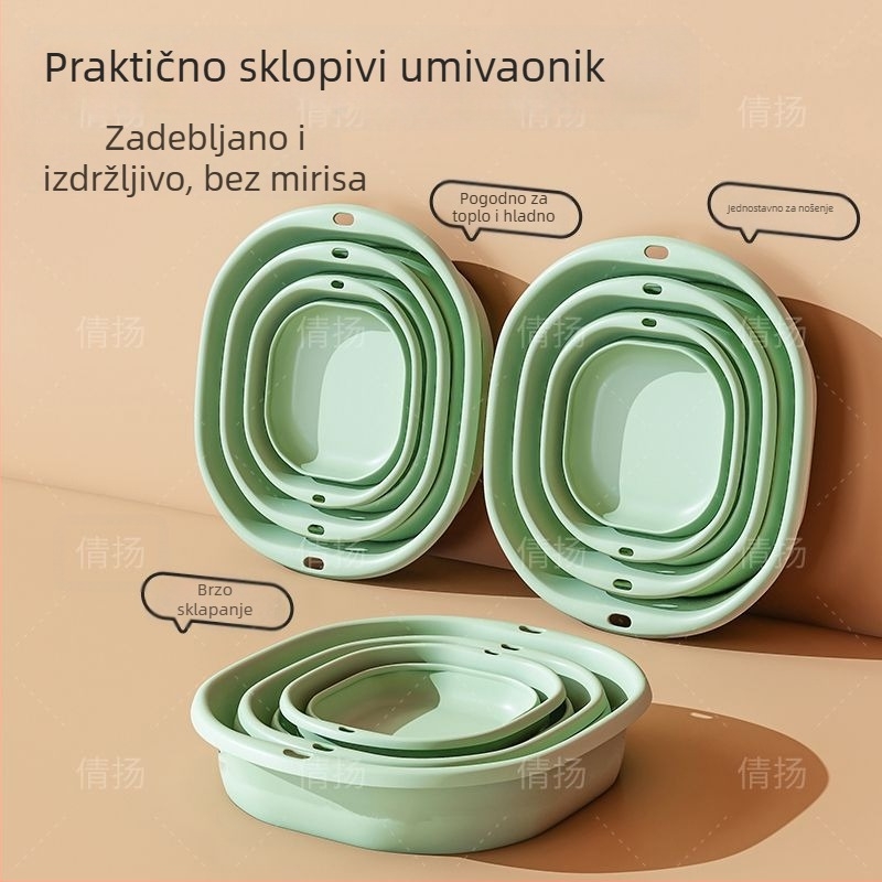 Sklopiva prijenosna posuda za pranje lica – za dom ili putovanja
