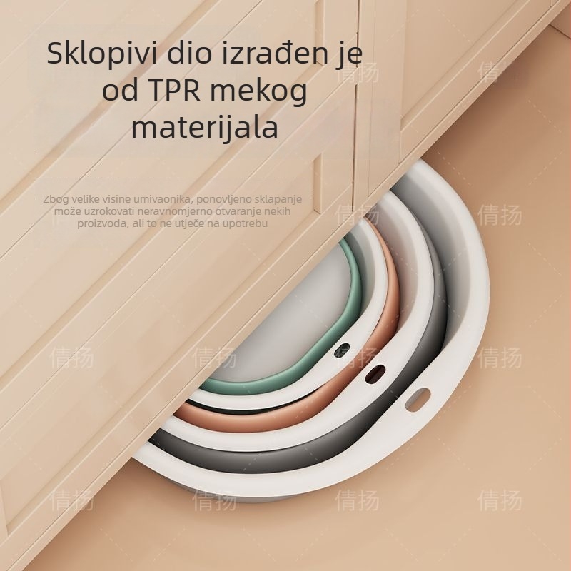 Sklopiva prijenosna posuda za pranje lica – za dom ili putovanja