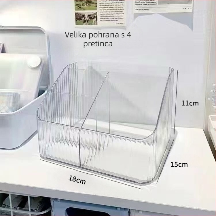 Kutija za alate za perle, prozirna, velika kapaciteta, uključuje žlicu za perle, olovku za perle, iglu za perle i ploču za perle, stalak s 52 klinova