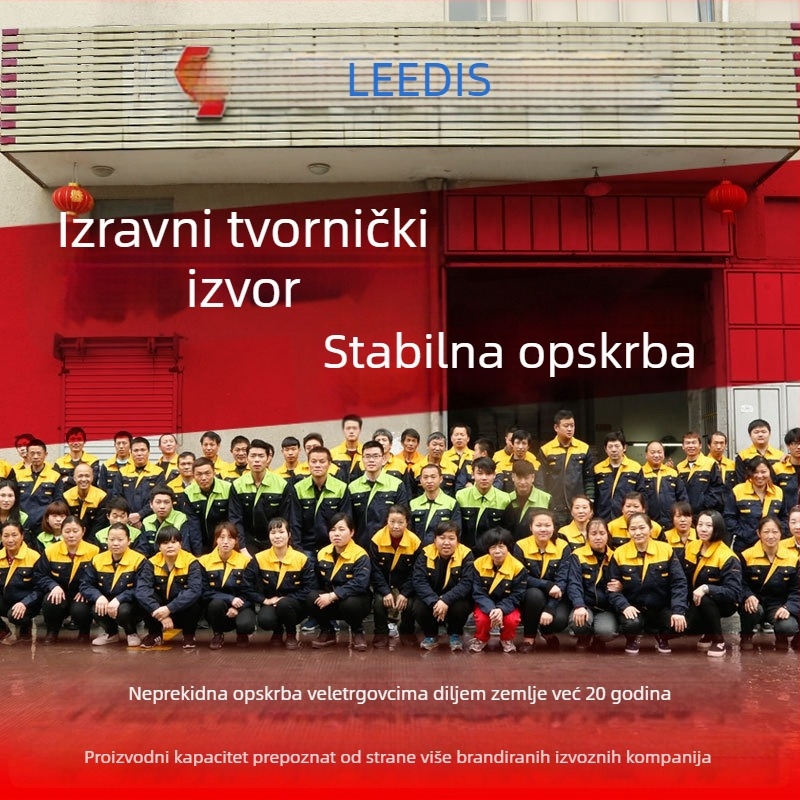 LEADS 304 nehrđajući čelik — magnetska hvataljka za vrata s integriranim držačem, otporna na udare, brusen završni sloj, podni magnetski držač za namještaj
